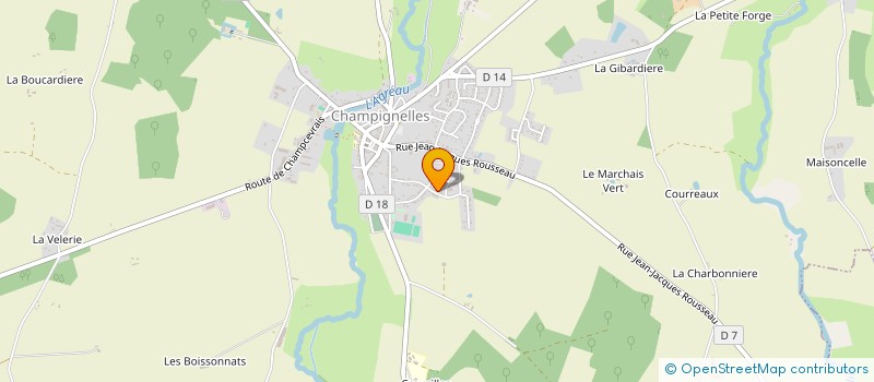 localisation de l'entreprise MONSIEUR JADE HIPPOLYTE  CHAMPIGNELLES