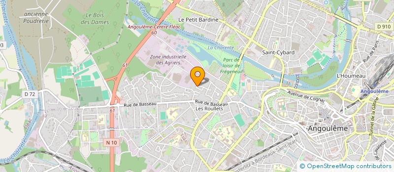 localisation de l'entreprise MONSIEUR JADE LE FAUCHEUR à ANGOULEME