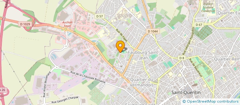 localisation de l'entreprise MONSIEUR JADEED KHAN à SAINT-QUENTIN