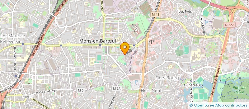 localisation de l'entreprise MONSIEUR JAE HO YUN à MONS-EN-BARŒUL