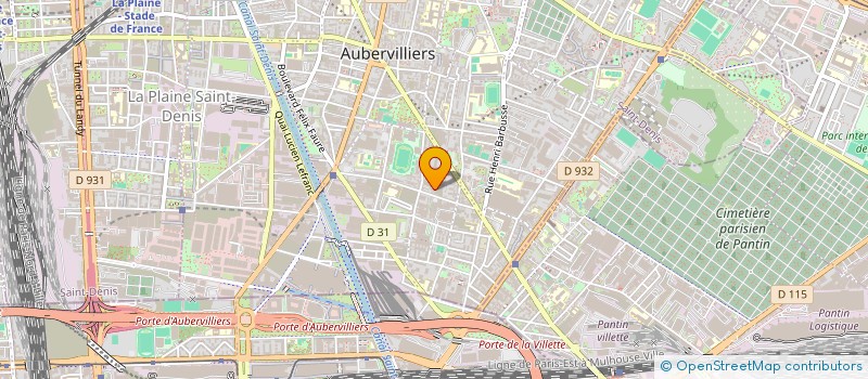 localisation de l'entreprise MONSIEUR JAEKY BARUA  AUBERVILLIERS