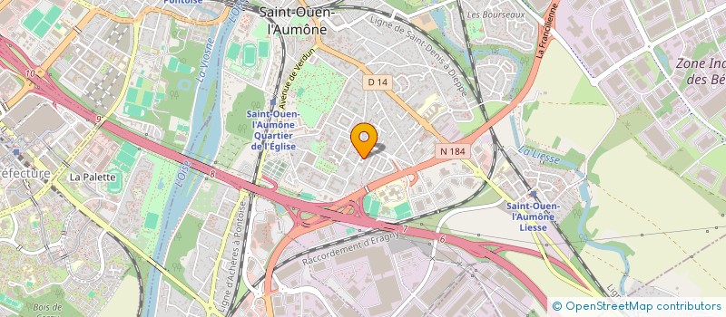 localisation de l'entreprise MONSIEUR JAENARDANE PANDOURANGANE à SAINT-OUEN-L'AUMONE