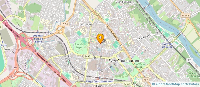 localisation de l'entreprise MONSIEUR JAFAR HUSEIN à EVRY-COURCOURONNES