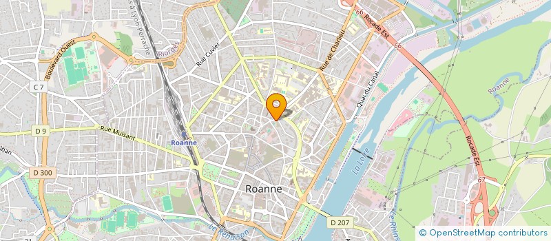 localisation de l'entreprise MONSIEUR JAFAR MAHMOUD ABDELBAGUI  ROANNE