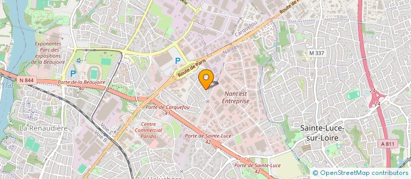 localisation de l'entreprise MONSIEUR JAFAR MOBAREZ à NANTES