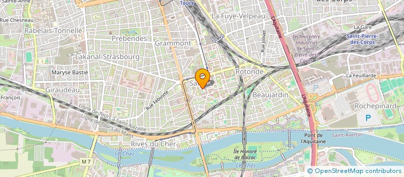 localisation de l'entreprise MONSIEUR JAFER RAMASANI  TOURS