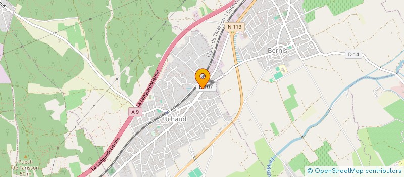 localisation de l'entreprise MONSIEUR JAHANGEER ALI  UCHAUD