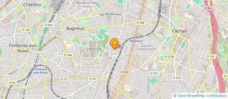 localisation de l'entreprise MONSIEUR JAHANGIR ALOM à BAGNEUX