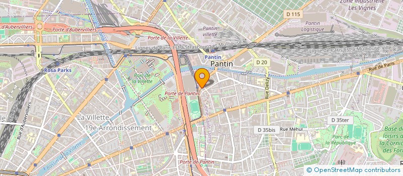 localisation de l'entreprise MONSIEUR JAHANGIR SOYED KASSEM à PANTIN