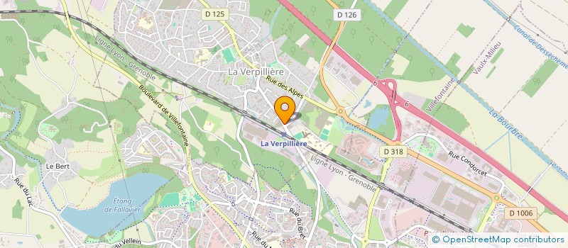 localisation de l'entreprise MONSIEUR JAHANGIR TARAKHAIL  LA VERPILLIERE