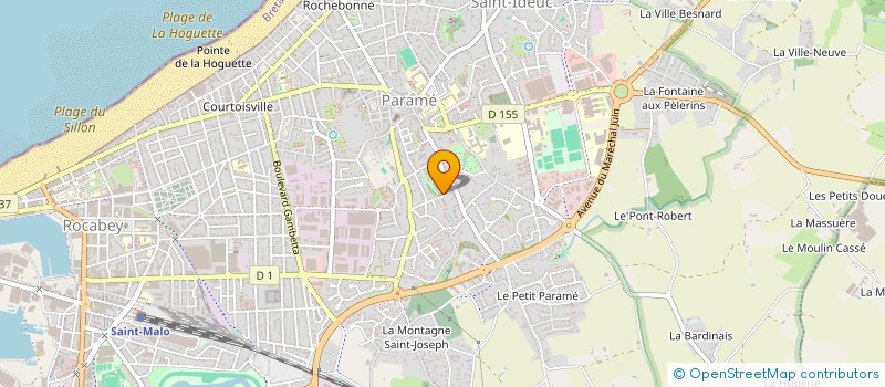 localisation de l'entreprise MONSIEUR JAHANGUIR JABARKHIL  SAINT-MALO