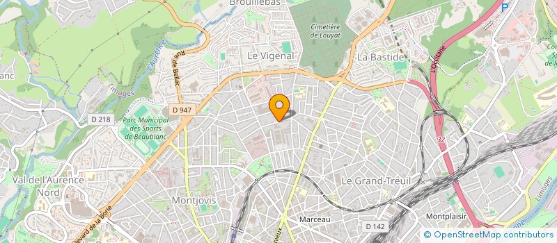 localisation de l'entreprise MONSIEUR JAHANZIB FIROZKHEIL à LIMOGES