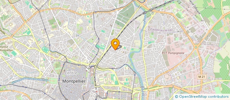 localisation de l'entreprise MONSIEUR JAHANZIB JABARKHIL à MONTPELLIER