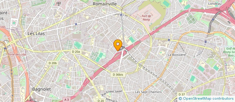 localisation de l'entreprise MONSIEUR JAHED AHMED à ROMAINVILLE