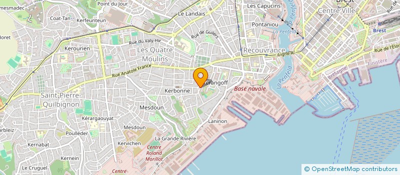 localisation de l'entreprise MONSIEUR JAHED HOQUE à BREST