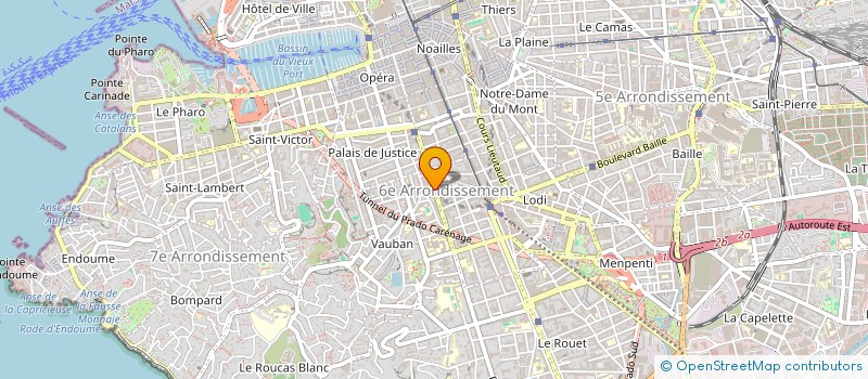 localisation de l'entreprise MONSIEUR JAHED MANSOURI  MARSEILLE