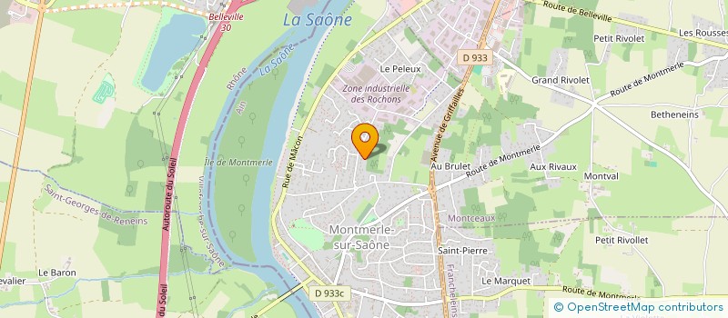 localisation de l'entreprise MONSIEUR JAHID KERMICHE  MONTMERLE-SUR-SAONE