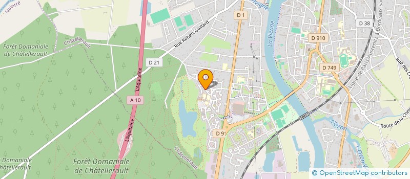 localisation de l'entreprise MONSIEUR JAHIDDE BENOTMANE  CHATELLERAULT