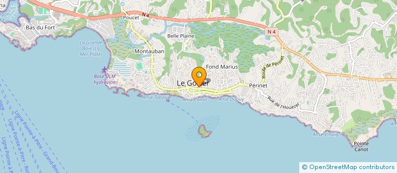 localisation de l'entreprise MONSIEUR JAHILY SIMION  LE GOSIER