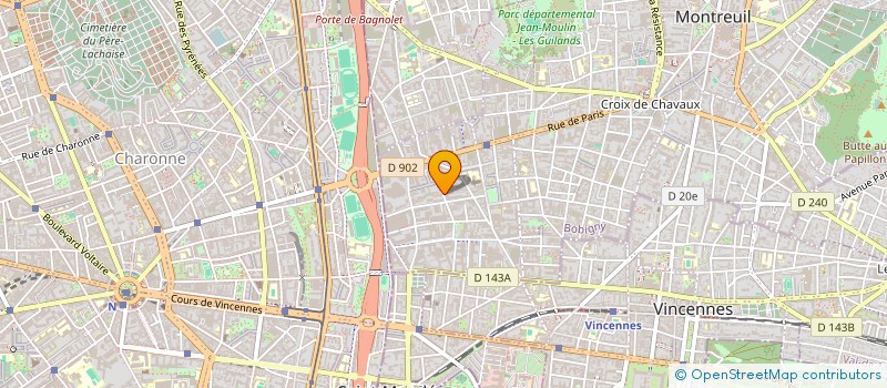 localisation de l'entreprise MONSIEUR JAHIRUL ISLAM  MONTREUIL