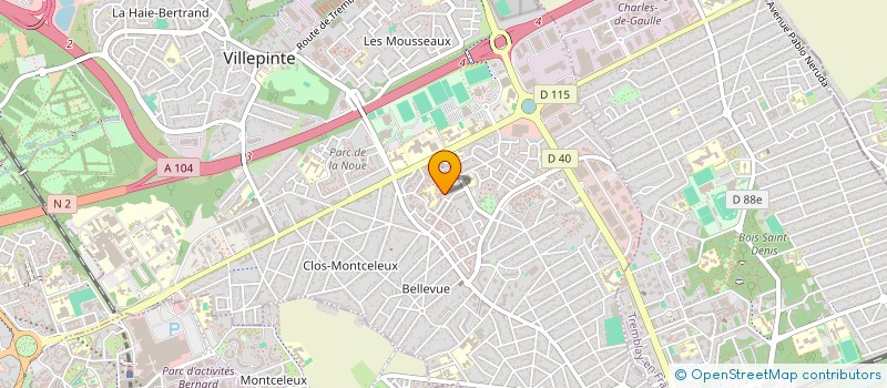 localisation de l'entreprise MONSIEUR JAHLEL MARIE JOSEPH à VILLEPINTE