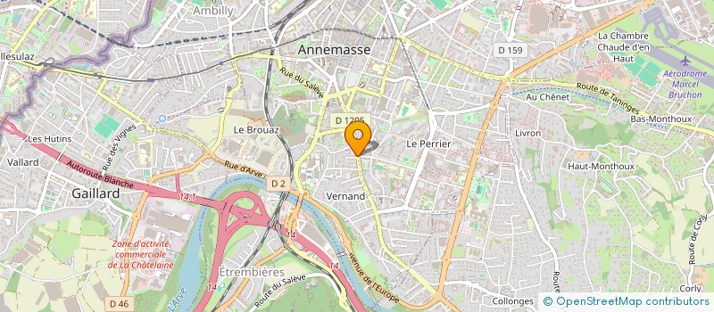 localisation de l'entreprise MONSIEUR JAHNAI BONNAIRE  ANNEMASSE