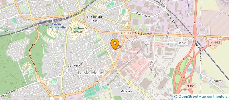 localisation de l'entreprise MONSIEUR JAILSON LOPES DA SILVA PEREIRA  EVREUX