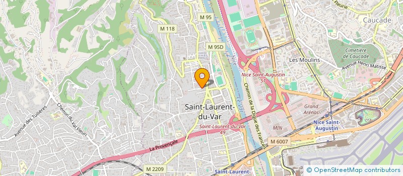 localisation de l'entreprise MONSIEUR JAIME BOTELLA AMBIT à SAINT-LAURENT-DU-VAR