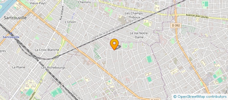 localisation de l'entreprise MONSIEUR JAIME DA COSTA DUARTE  HOUILLES