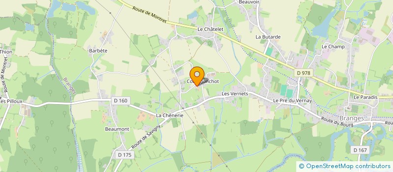 localisation de l'entreprise MONSIEUR JAIME DE JESUS à BRANGES