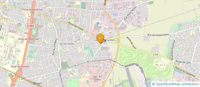 localisation de l'entreprise MONSIEUR JAIME GOVOU à BRON