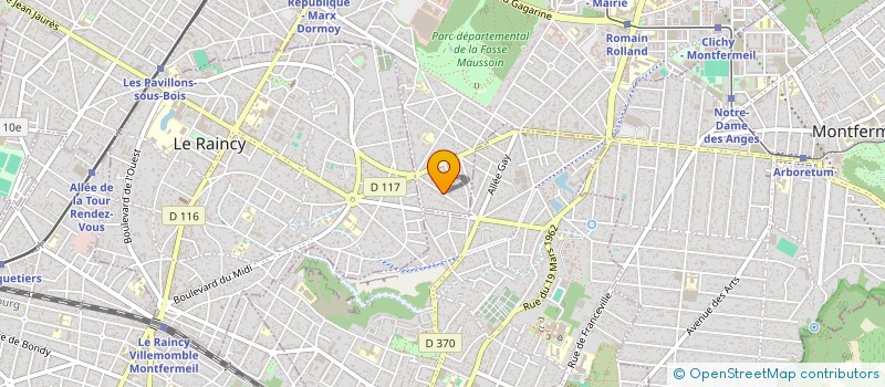 localisation de l'entreprise MONSIEUR JAIME JUNIOR DO PATROCINIO à CLICHY-SOUS-BOIS