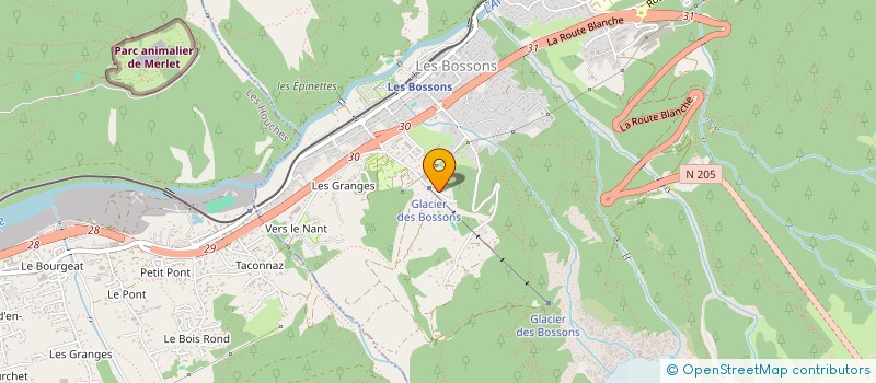 localisation de l'entreprise MONSIEUR JAIME MICHELETTO  CHAMONIX-MONT-BLANC