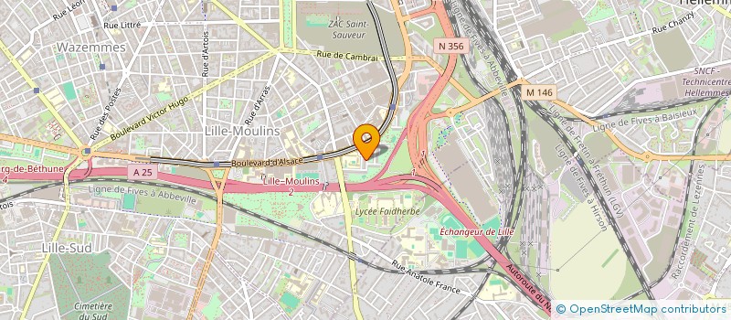 localisation de l'entreprise MONSIEUR JAIME MULONGO KUNSA  LILLE