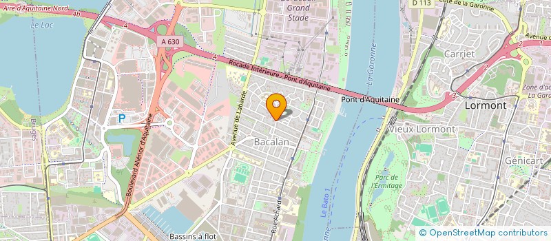 localisation de l'entreprise MONSIEUR JAIME PEDRO MACOMBA  BORDEAUX