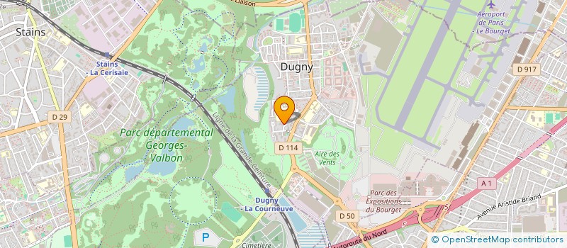 localisation de l'entreprise MONSIEUR JAIME PINTO DA COSTA  DUGNY