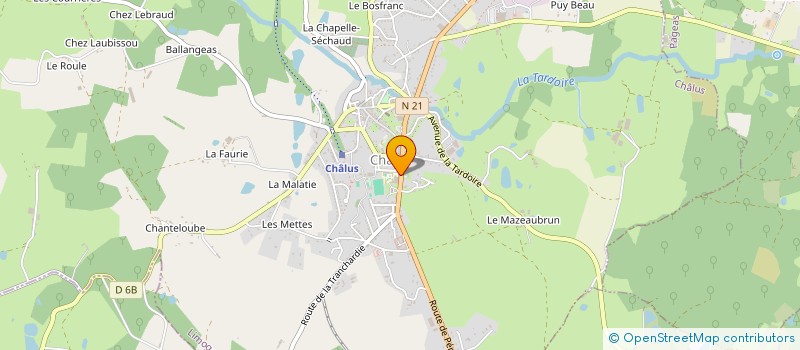 localisation de l'entreprise MONSIEUR JAIME RODRIGUEZ SALVADOR à CHALUS