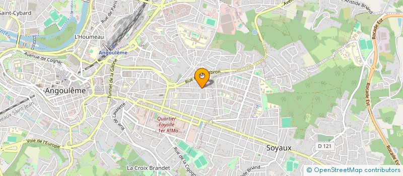 localisation de l'entreprise MONSIEUR JAIME RUA à ANGOULEME