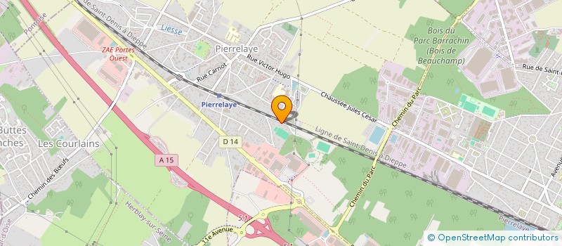 localisation de l'entreprise MONSIEUR JAIME TEIXEIRA CARVALHO  PIERRELAYE