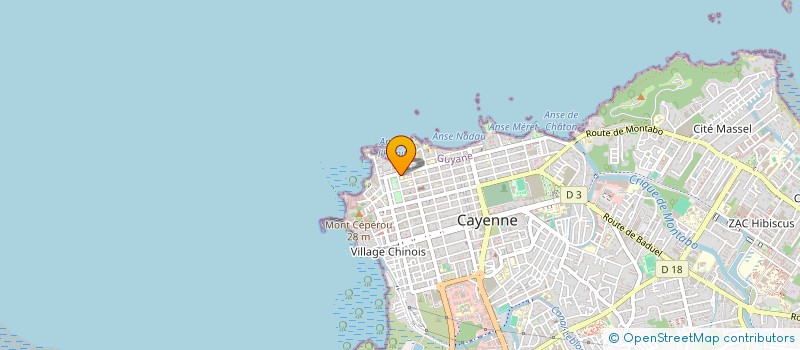 localisation de l'entreprise MONSIEUR JAIRO BALZAN  CAYENNE