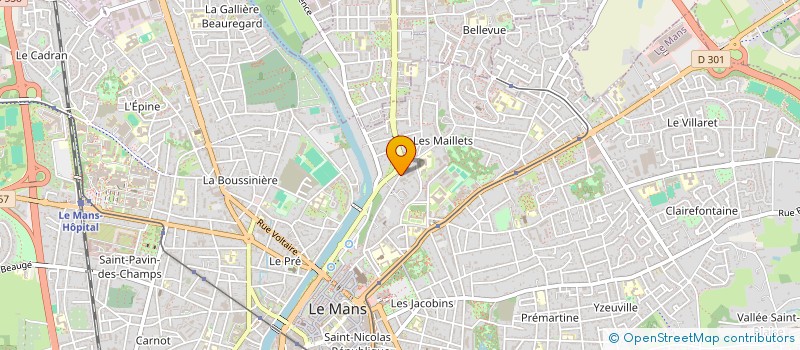 localisation de l'entreprise MONSIEUR JAIRO LABRADOR PULIDO  LE MANS