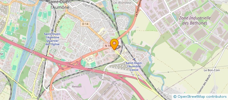 localisation de l'entreprise MONSIEUR JAIRO MAOLET à SAINT-OUEN-L'AUMONE