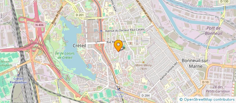 localisation de l'entreprise MONSIEUR JAIRO MUNOZ  CRETEIL