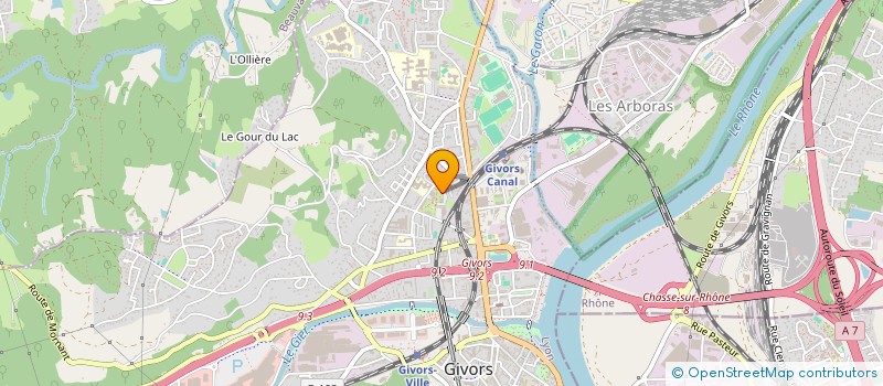 localisation de l'entreprise MONSIEUR JAIRO RUIZ MAIGUA à GIVORS