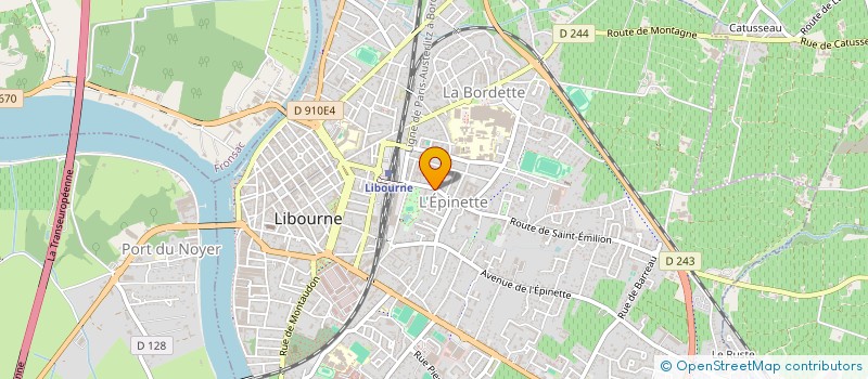 localisation de l'entreprise MONSIEUR JAISON FRANCOLON  LIBOURNE