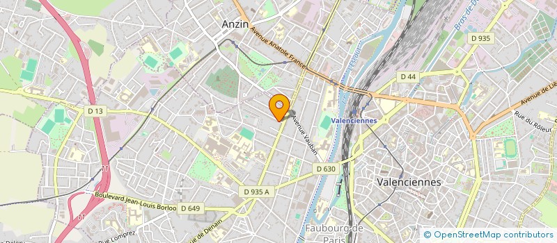 localisation de l'entreprise MONSIEUR JAISON MARIN  VALENCIENNES