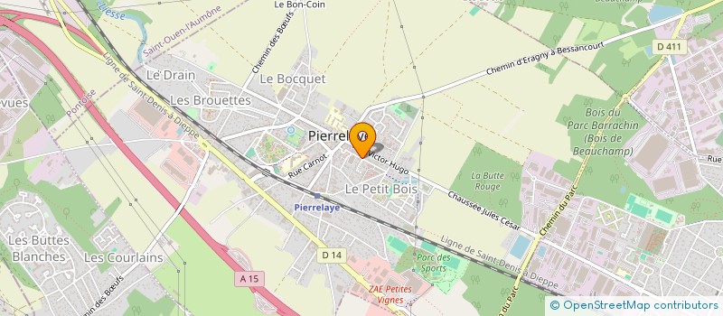 localisation de l'entreprise MONSIEUR JAISSIM NIFA  PIERRELAYE