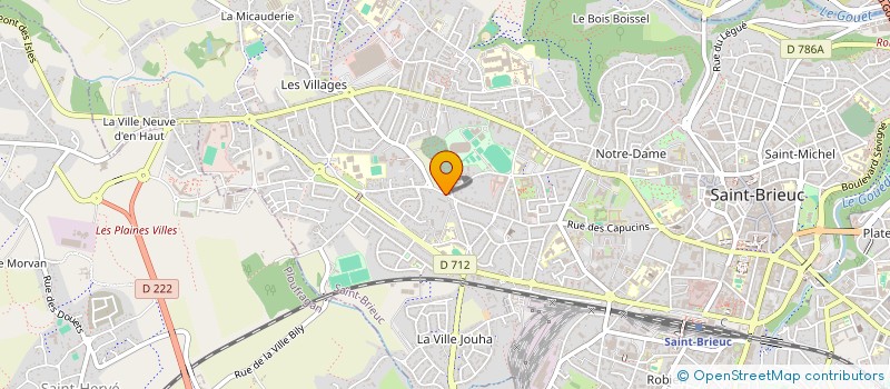 localisation de l'entreprise MONSIEUR JAKARIA AHMED à SAINT-BRIEUC