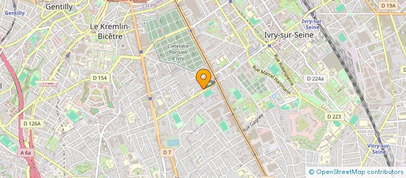 localisation de l'entreprise MONSIEUR JAKE ALDRIN BELOYA  IVRY-SUR-SEINE