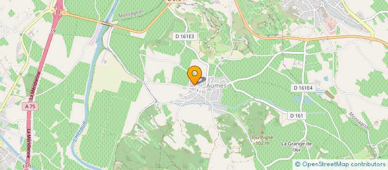 localisation de l'entreprise MONSIEUR JAKE PELLERIN  AUMES